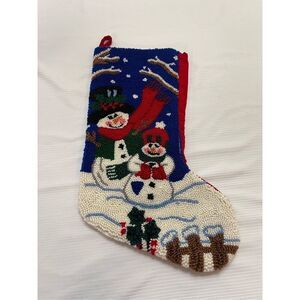 D&F Designs Christmas Snowman Stocking